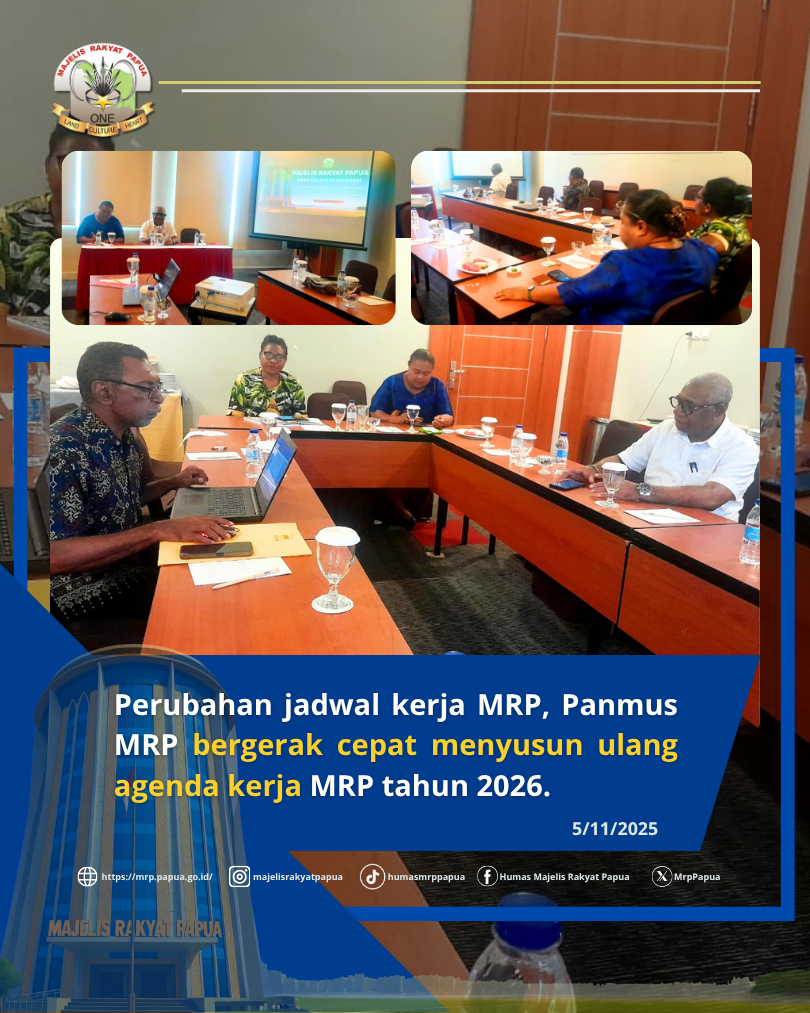 Perubahan jadwal kerja MRP, Panmus MRP bergerak cepat menyusun ulang agenda kerja MRP tahun 2026