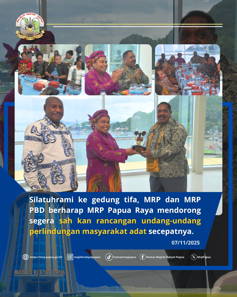 MRP Papua Barat Daya silatuhrami ke gedung tifa