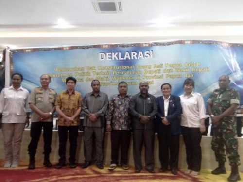 MRP Papua dan MRP-PB, Deklarasikan Bupati/Wakil, Walikota/Wakil Walikota Harus OAP