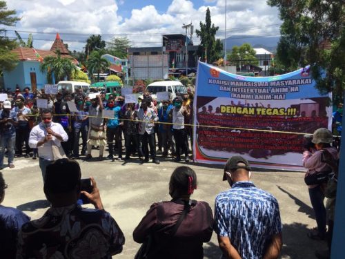MRP terima demonstran yang menolak pendatang dicalonkan dalam Pilkada Merauke