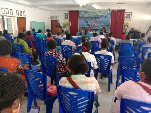 Pokja Perempuan MRP Gelar Hearing Dampak Covid Pada Perekonomian Mama-Mama Papua