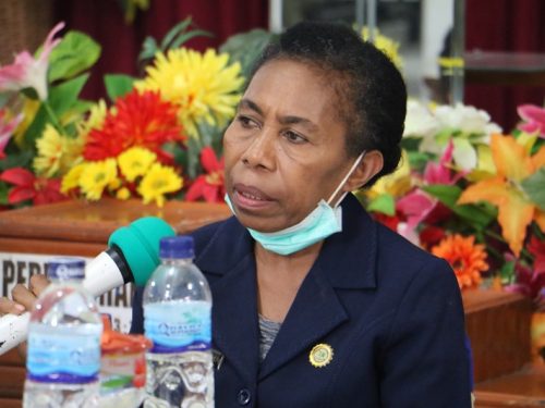 Pokja Perempuan MRP Ajak Masyarakat Papua Jaga Kamtibmas dan Dukung Atlit PON Papua