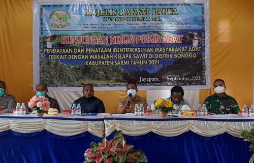 Kunjungan Kelompok Kerja Adat MRP Papua ke Sarmi Bahas Masalah Kelapa Sawit di Bonggo