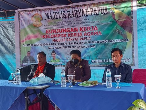 Jalur Perbatasan RI-PNG Jadi Perhatian Serius Dalam Kunker Pokja Agama MRP