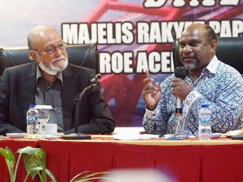 Wali Nanggroe Aceh dan Majelis Rakyat Papua Bahas UU Kekhususan