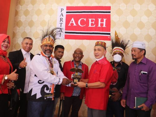 Majelis Rakyat Papua Berkunjung ke Kantor DPA Partai Aceh 